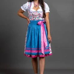 Allgäu Rebell Dirndl " Bianca " In Türkis -Dirndl Geschäft allgau rebell dirndl bianca in turkis 3 scaled