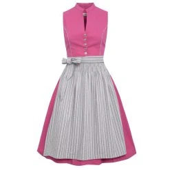 Almsach Midi Dirndl Annelie In Pink