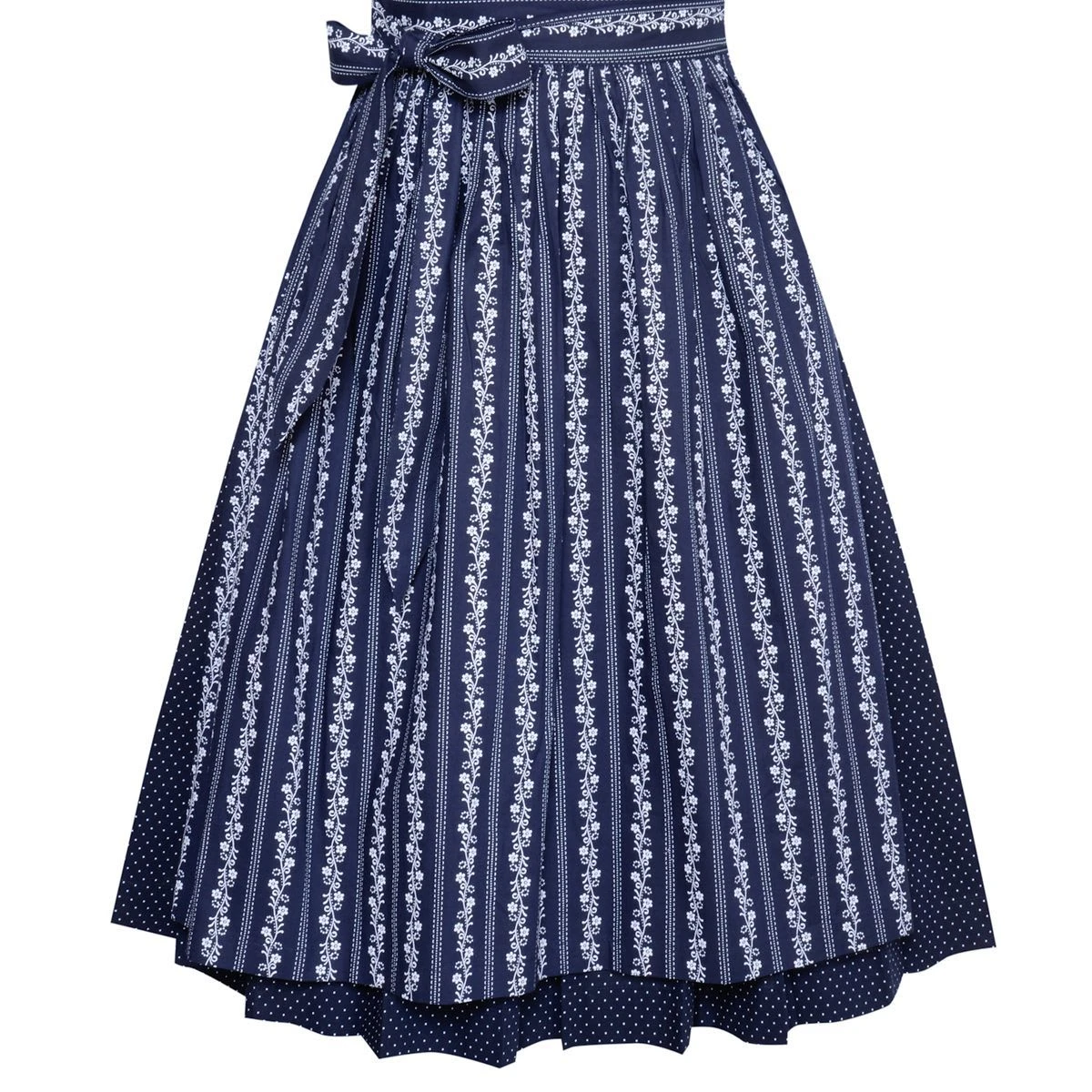 Almsach Midi Dirndl Bine In Dunkelblau 6 Almsach Midi Dirndl Bine In Dunkelblau – Bild 4