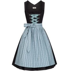 Almsach Midi Dirndl Gabi In Schwarz