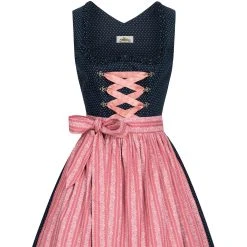 Almsach Midi Dirndl Hermine In Dunkelblau -Dirndl Geschäft almsach midi dirndl hermine in dunkelblau 2