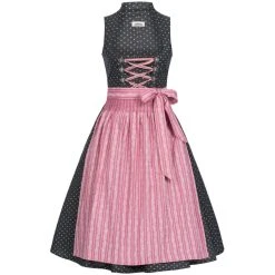 Almsach Midi Dirndl In Anthrazit