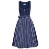Almsach Midi Dirndl In Dunkelblau -Dirndl Geschäft almsach midi dirndl in dunkelblau