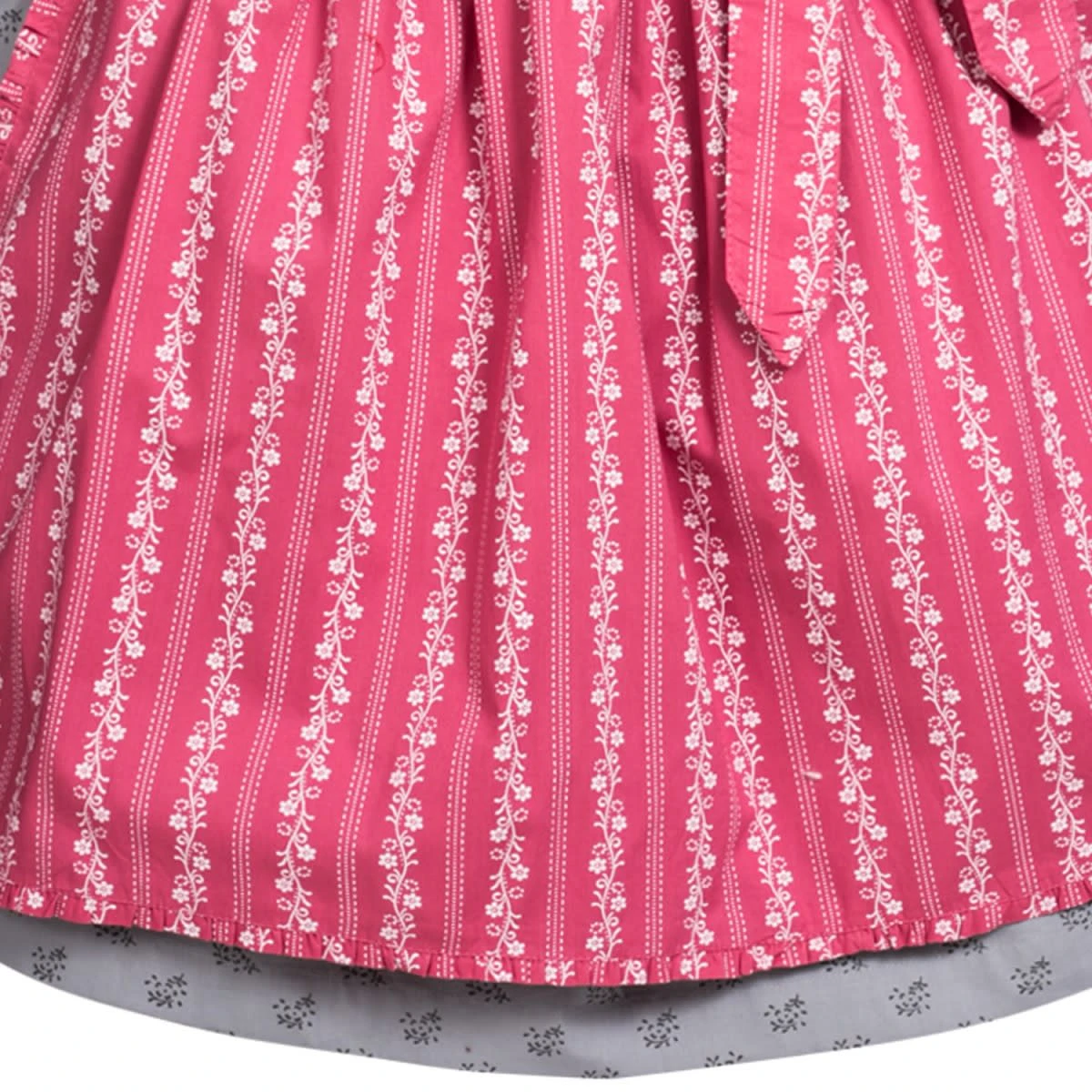 Almsach Midi Dirndl In Grau 6 Almsach Midi Dirndl In Grau – Bild 4