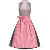 Almsach Midi Dirndl Julia In Grau -Dirndl Geschäft almsach midi dirndl julia in grau