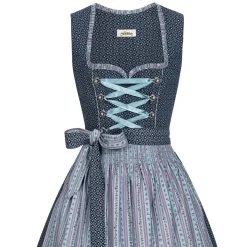 Almsach Midi Dirndl Lotti In Dunkelblau -Dirndl Geschäft almsach midi dirndl lotti in dunkelblau 2