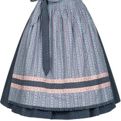 Almsach Midi Dirndl Lotti In Dunkelblau -Dirndl Geschäft almsach midi dirndl lotti in dunkelblau 3