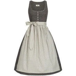 Almsach Midi Dirndl Patricia In Grau