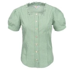 Almsach Trachtenbluse In Grün