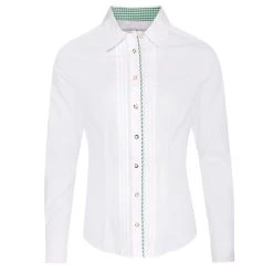 Almsach Trachtenbluse In Weiß