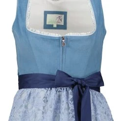 Alpenfee Dirndl "Feli" In Blau/ Hellblau -Dirndl Geschäft alpenfee dirndl feli in blau hellblau 2