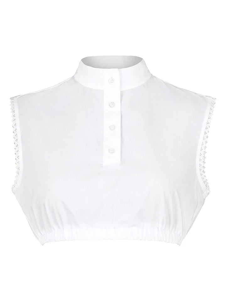 Alpenfee Dirndlbluse "Nala" In Weiß 3 Alpenfee Dirndlbluse "Nala" In Weiß