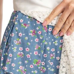 Alpenfee Midi Dirndl 2tlg. 60 Cm UTA Blau -Dirndl Geschäft alpenfee midi dirndl 2tlg 60 cm uta blau 7