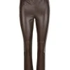 Amy Vermont Lederhose In Dunkelbraun