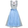 Apple Of My Eye Midi Dirndl In Hellblau -Dirndl Geschäft apple of my eye midi dirndl in hellblau