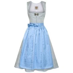 Apple Of My Eye Midi Dirndl In Hellblau