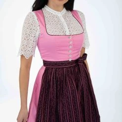 BERWIN & WOLFF Dirndl In Rosa/ Schwarz -Dirndl Geschäft berwin and wolff dirndl in rosa schwarz 2