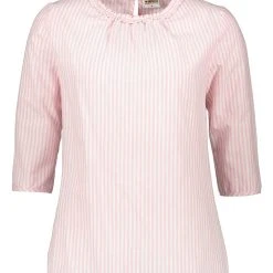 BERWIN & WOLFF Trachtenbluse In Rosa/Weiß