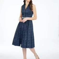 BERWIN & WOLFF Trachtenkleid In Dunkelblau