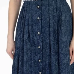 BERWIN & WOLFF Trachtenkleid In Dunkelblau -Dirndl Geschäft berwin and wolff trachtenkleid in dunkelblau 3