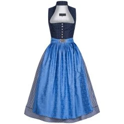 Berwin Und Wolff Midi Dirndl In Blau