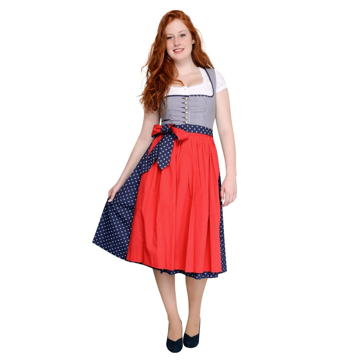 Berwin Und Wolff Midi Dirndl In Dunkelblau 8 Berwin Und Wolff Midi Dirndl In Dunkelblau – Bild 6