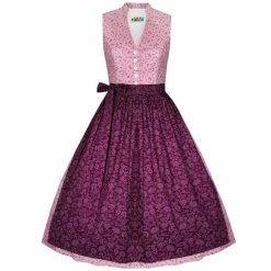 Berwin Und Wolff Midi Dirndl In Rosa