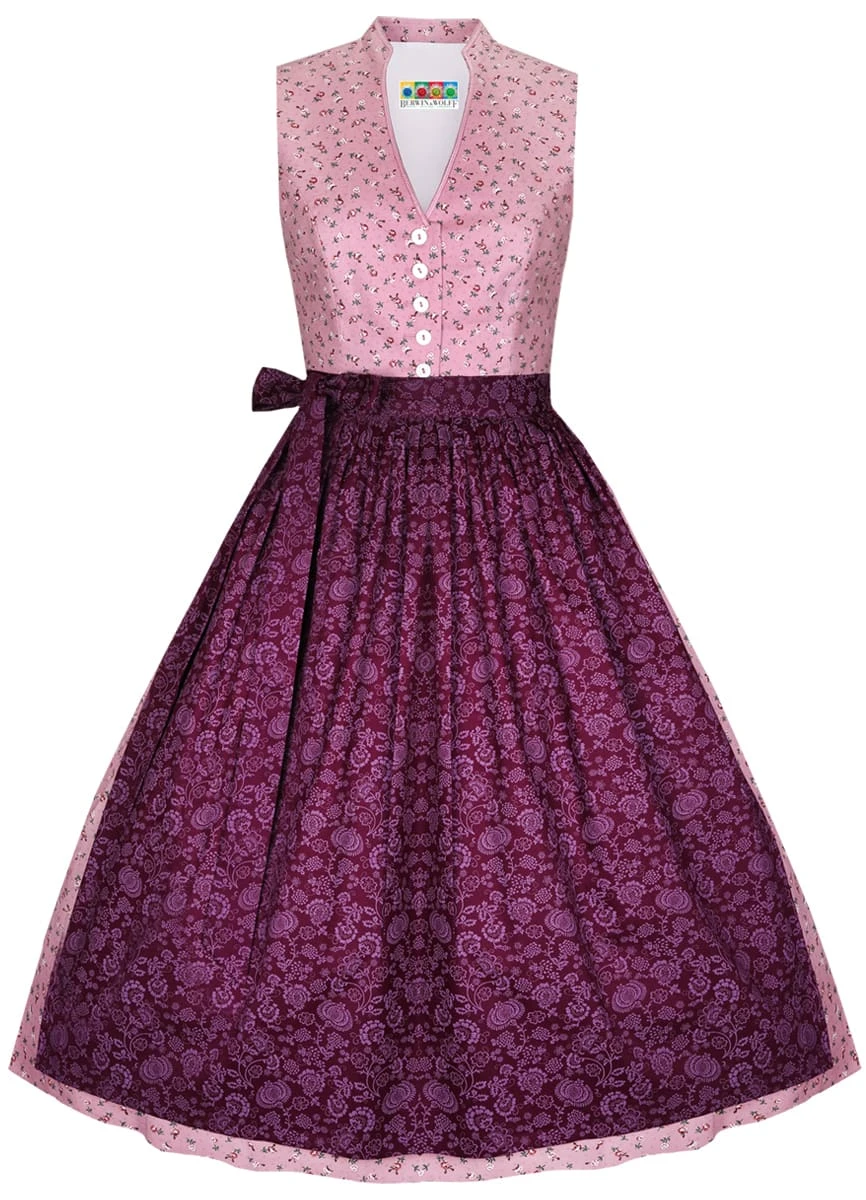 Berwin Und Wolff Midi Dirndl In Rosa 4 Berwin Und Wolff Midi Dirndl In Rosa – Bild 2
