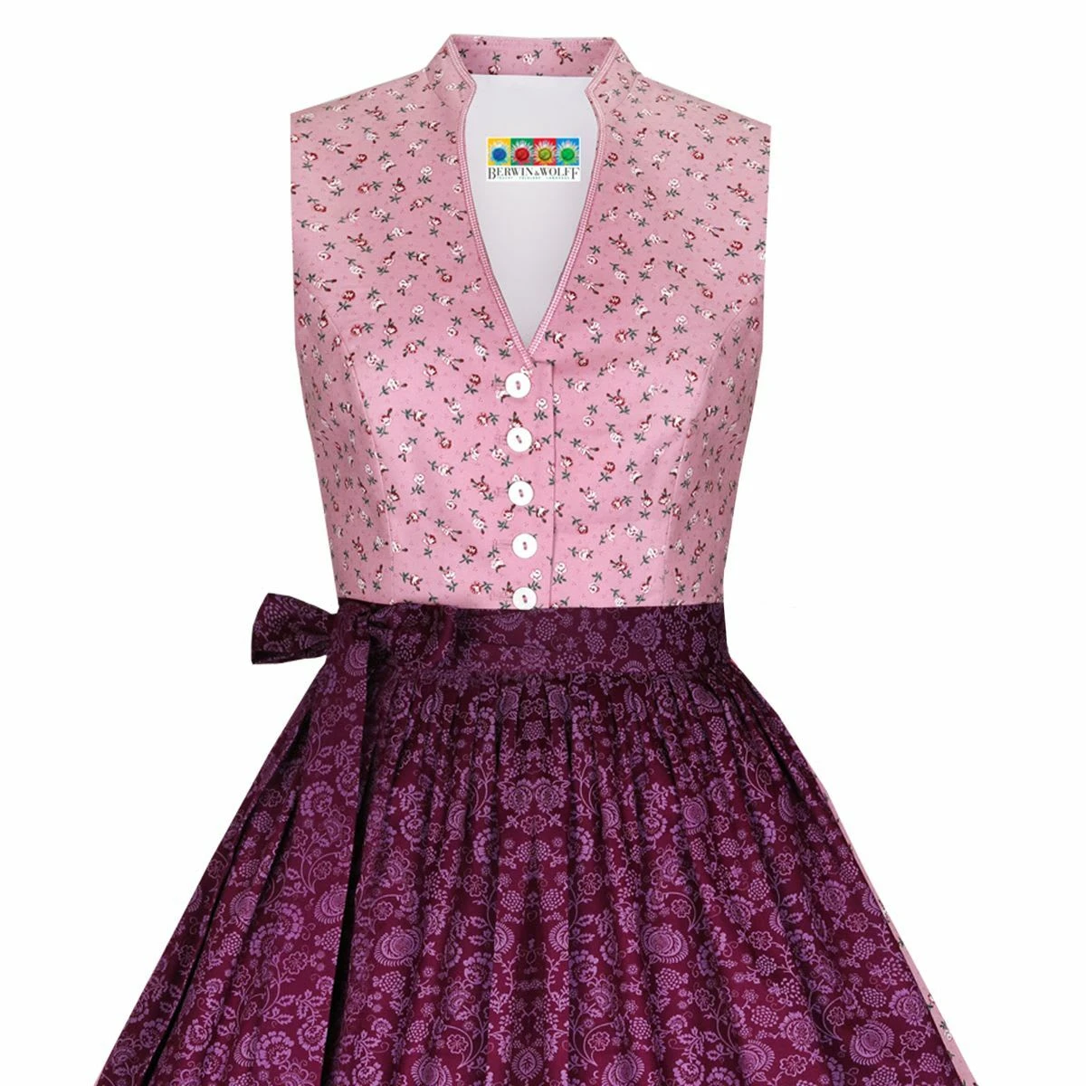 Berwin Und Wolff Midi Dirndl In Rosa 5 Berwin Und Wolff Midi Dirndl In Rosa – Bild 3