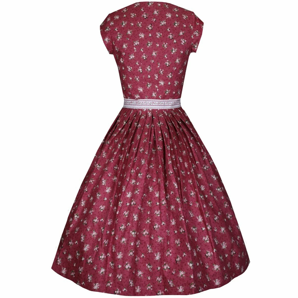 Berwin Und Wolff Midi Dirndl In Weinrot 8 Berwin Und Wolff Midi Dirndl In Weinrot – Bild 6