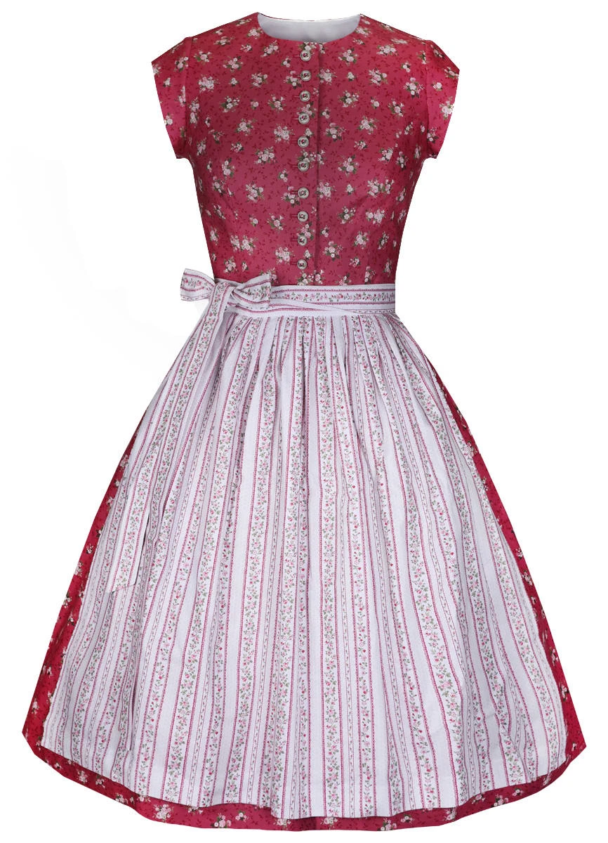 Berwin Und Wolff Midi Dirndl In Weinrot 3 Berwin Und Wolff Midi Dirndl In Weinrot