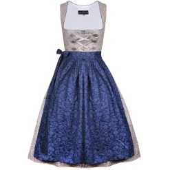 Berwin Und Wolff Midi Dirndl Mona In Beige