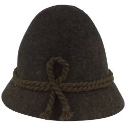 BREITER Trachtenhut In Grau -Dirndl Geschäft breiter trachtenhut in grau 2