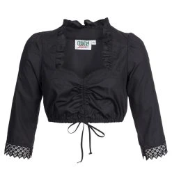 Country Line Dirndlbluse In Schwarz