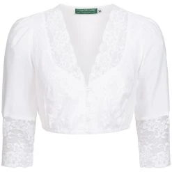 Country Line Dirndlbluse In Weiß