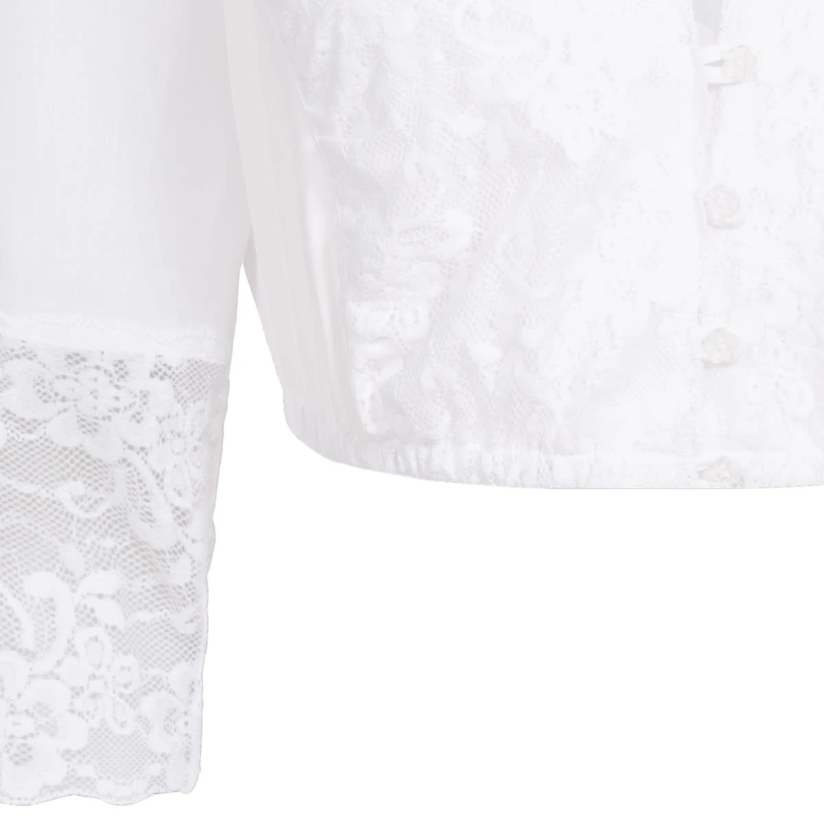 Country Line Dirndlbluse In Weiß 6 Country Line Dirndlbluse In Weiß – Bild 4