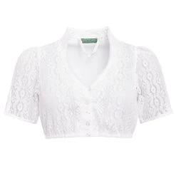 Country Line Dirndlbluse In Weiß
