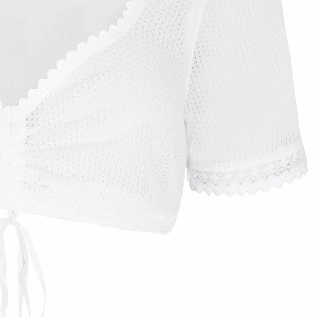 Country Line Dirndlbluse In Weiß 6 Country Line Dirndlbluse In Weiß – Bild 4