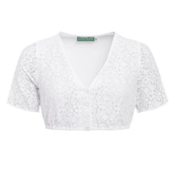 Country Line Dirndlbluse In Weiß