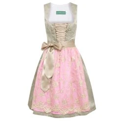 Country Line Midi Dirndl In Beige
