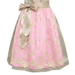 Country Line Midi Dirndl In Beige -Dirndl Geschäft country line midi dirndl in beige 15