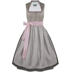 Country Line Midi Dirndl In Beige