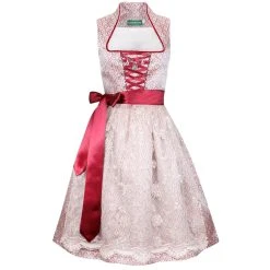 Country Line Midi Dirndl In Beige
