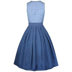 Country Line Midi Dirndl In Blau 12 Country Line Midi Dirndl In Blau -Dirndl Geschäft country line midi dirndl in blau 10