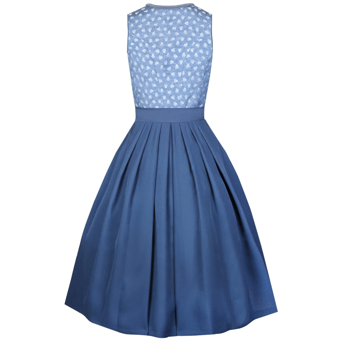 Country Line Midi Dirndl In Blau 7 Country Line Midi Dirndl In Blau – Bild 5