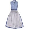 Country Line Midi Dirndl In Blau -Dirndl Geschäft country line midi dirndl in blau 12