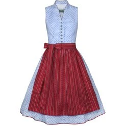 Country Line Midi Dirndl In Blau