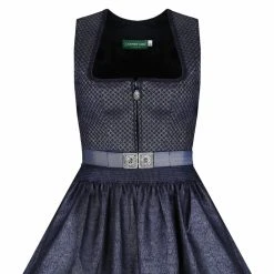Country Line Midi Dirndl In Dunkelblau -Dirndl Geschäft country line midi dirndl in dunkelblau 2