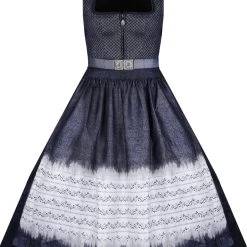 Country Line Midi Dirndl In Dunkelblau