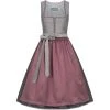 Country Line Midi Dirndl In Grau -Dirndl Geschäft country line midi dirndl in grau